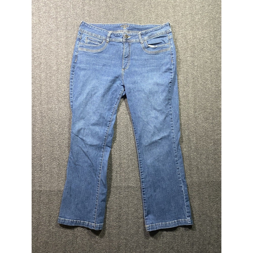 Ryders By Lee Women's Jeans Petite Blue Straight Mid Rise Size 16 P